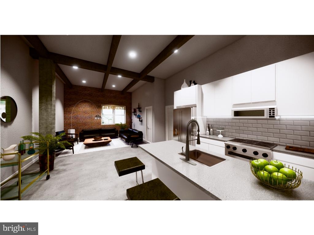Amazing residential conversion of the Spencer Industries building in Olde Kensington! The Spencer Industries elevator building will house 14 units in total with an elevator stopping at each floor. Unit 3 is a first floor 2 beds 2 baths specious condo. Luxury living at an reasonable price! As you enter into the unit it opens right up to the kitchen and a large living/dining room with sunlight flowing in from the sliders onto the finished on site hardwoods. The kitchen will be finished with quartz counter tops and stainless steel appliances. The master bedroom features an in-suite full bathroom and a large walk in closet. 10 year tax abatement applied for.**The photos shown herein depict other projects completed by the builder and should not be relied upon as a representation of the actual materials, aesthetics, design, or other aspects of the development and/or construction of any other specific project as the same may differ by project. Condo fees are estimates. Early 2019 Deliverable date. Limited parking available for additional 60,000.   ***Tax Numbers & Condo Fees are estimates and subject to change***