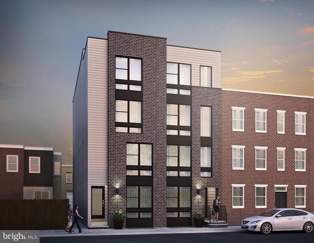 New construction homes are now available in Norris Square! Featuring six modern open floor plan, new construction homes, Fourth at the Square includes various opportunities for early home buyers to enhance their dream home by selecting luxurious finishes from our Builders Designer Packages. Unit 3 featuring 2 bedrooms and 2.5 Baths a private and a  Roof Deck! features beautiful engineered hardwood floors throughout! Bright open living room opened to kitchen featuring top of the line soft-close cabinetry, quartz countertops, tile backsplash and more! Our bathroom packages include up-to-date tile selections plus modern vanities & fixtures.. Select flooring & additional upgrade options throughout your home such as appliances, stair railings, fan/light fixtures, smart home technology and more!