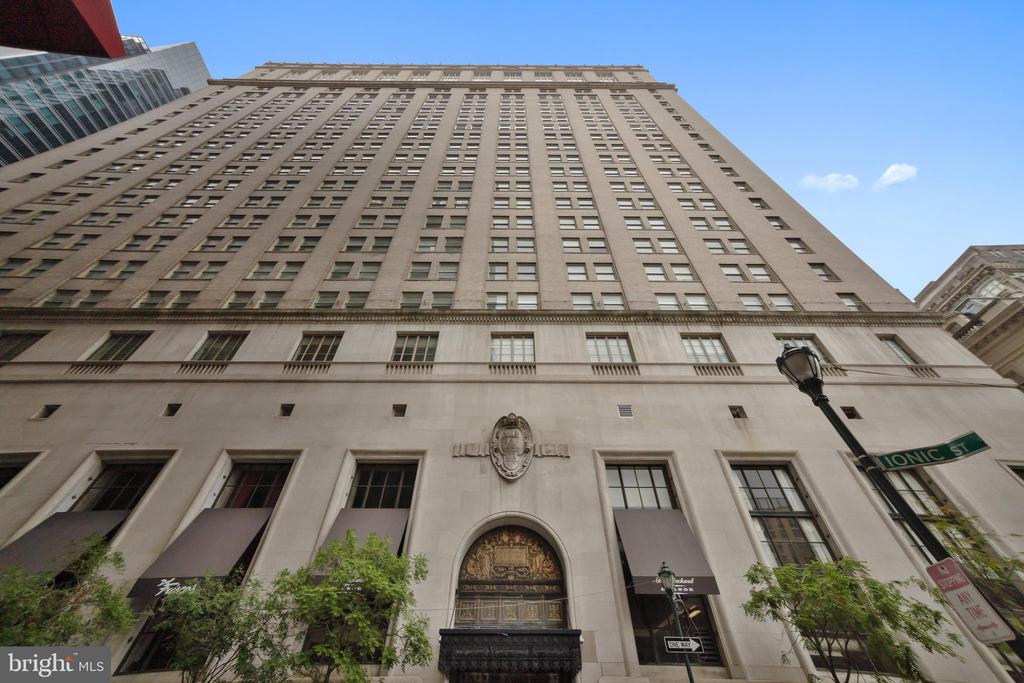 Welcome to Center City Philly! This stunning corner condo is situated right between Rittenhouse Square and Avenue of the Arts! Enter The Packard Grande through the elegant, luxurious entryway and take the elevator to the 19th floor to your new home. The open living space features 9-foot ceilings, Brazilian cherry hardwood floors throughout, and oversized windows that face south and east, let in plenty of natural lighting and provide amazing skyline views of the city. The kitchen includes granite countertops, custom tile backsplash, tile flooring, an electric stove and stainless steel appliances. The well proportioned bedrooms include plenty of closet space and the master bedroom features an en suite bathroom. You can find discounted parking available next door in a public garage. Just steps away, enjoy the city's best restaurants, theaters, nightlife and shopping. A beautiful home, with amazing views, located right in the heart of Center City Philly - schedule a showing today!