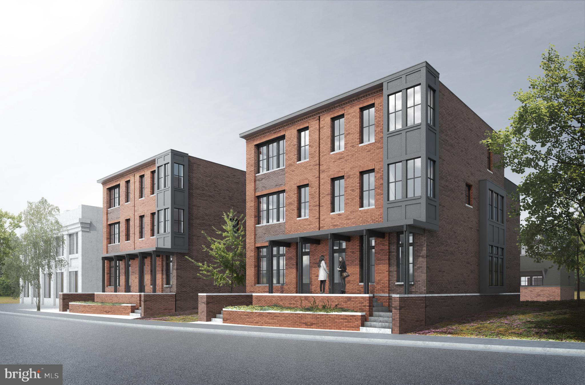 Welcome to Court & State, Newtown's only Luxury Townhouse community. These 12 artisan homes are a modern splendor with historic charm located at 215 S State Street. Enjoy living in the main commercial thoroughfare boasting wide sidewalks, charming shops, taverns, and bustling restaurants.
Take advantage of one of the last opportunities to own a townhome within the center of the Newtown shopping district.  Each home spans four stories with large picturesque windows that allow light to pour in through the front of the house. The main floor is designed with an open floor plan where you can optimize your kitchen and pantry space. You even have room to install an elevator. Off of the kitchen, you'll find a back door entrance to a detached garage. Continue on the main floor through the dining room into the open living area.  Journey upstairs from the living space to the second floor where you will find 2 large bedrooms, a full bathroom, and a laundry room complete with front load washer and dryer units, with an additional bonus room upstairs as an upgrade. Both bedrooms are large with ample closet space and the second-floor bathroom comes with a tub, custom vanity, and tile chosen by our interior designer.
The third-floor master suite is everything you have dreamed a bedroom could be. Organize your walk-in closet and rest and recharge in your five-piece bathroom, where you can soak in a free-standing oval tub or extra-large walk-in shower with glass doors, body sprays, and handheld shower fixtures.
Court and State homes have multi-zone heating and A/C systems, ring camera systems, Nest thermostats, and green amenities.