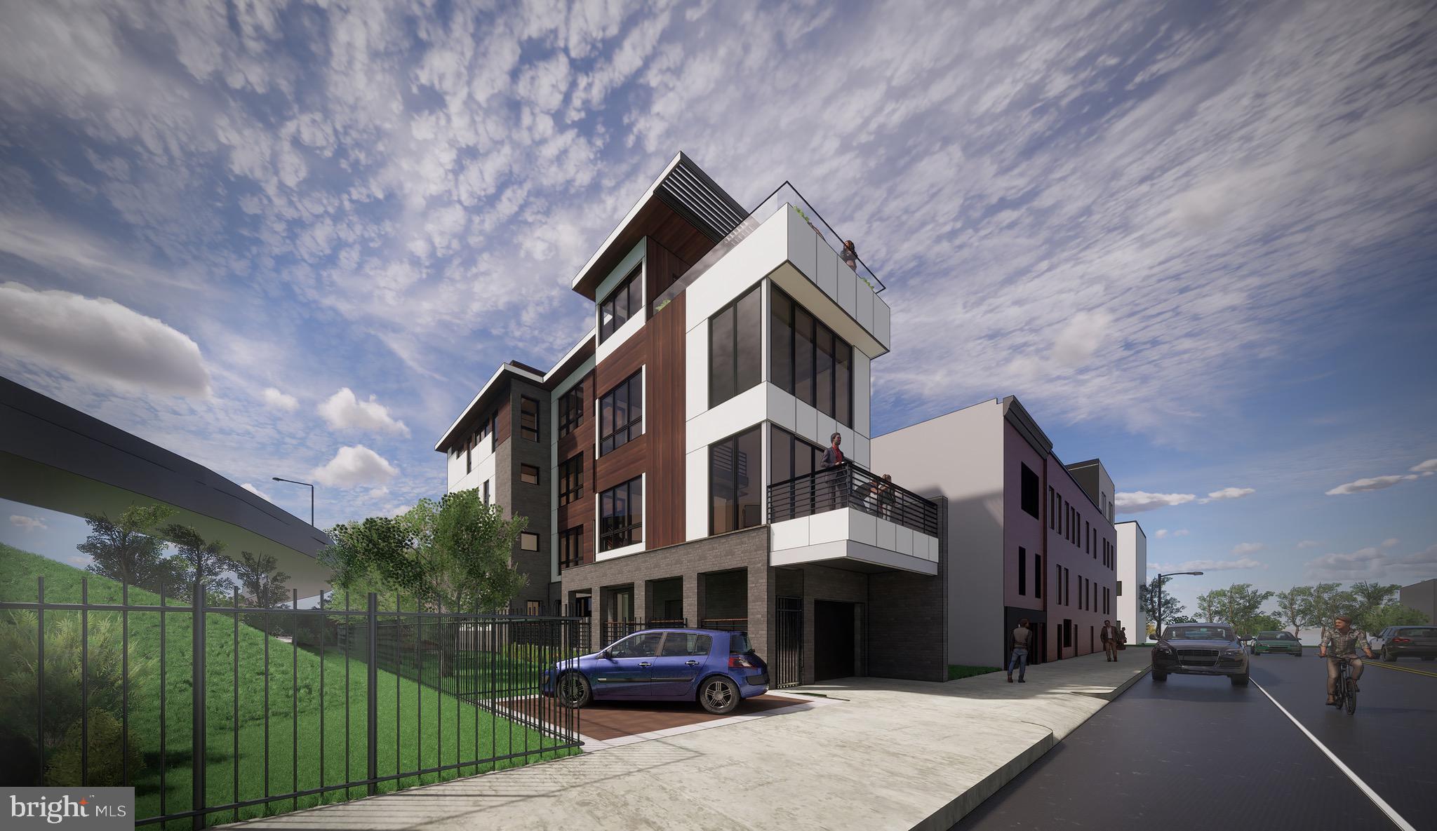 Welcome to 107 CALLOWHILL STREET where sophistication and luxury blend with great design and aesthetic. Designed by Abitare Design Studio, a well renowned Philadelphia architecture firm, and built by its partner company Abitare Build, they really capture the essence of what today’s buyers are looking for. The home features 4 bedrooms, 4 full baths and 2 half baths with roughly 4,325 above grade sq ft plus a finished basement which is an additional 1,155 Sq ft. The design layout lends itself to many flex space possibilities and with 4 outdoor areas and 3 wet bars throughout the home, the possibilities are endless for entertaining.
With 2 car parking, you can either pull into the private oversized garage or park in the driveway. Head down the breezeway to the main entry way through the modern pivot front door into the foyer with coat closet. This floor is also home to a full modern bathroom and an additional bedroom which could be an au pair suite or home gym. It also has access to the large rear yard and or the side yard where you can take the kids or dog out for a catch. Then head downstairs to the lower level where you will find a media room with wet bar and subzero fridge, another full modern bathroom and extra storage room. From there either head back up the stairs or hop in the oversized elevator to the 2nd floor. On the second floor you will find a gorgeous chef's kitchen with custom European cabinetry, quartz counter tops and back splash and a center island with a waterfall edge.   With a 36” wolf range top, Wolf double combo wall oven with speed oven and a 42” side by side Subzero fridge, preparing meals will be a pleasure. Off of the kitchen is a dining area and an outdoor terrace for those grilling nights. Also on this floor, head back through the kitchen down the gallery hallway to a powder room and an expansive two-story living room featuring another wet bar with wine fridge and gas fireplace with floor to ceiling stone facade. You have floor to ceiling windows facing both the South and East with views of the Ben Franklin Bridge, the river and skyline along with another outdoor terrace. On the 3rd level, you will find 2 more bedrooms which share a full bath, laundry and an extra bonus loft or office space that overlooks the living room. Then head to the 4th level oasis where your primary suite awaits you. Featuring a spa like bathroom with walk in shower, soaking tub and double vanity sinks.  There is also a large walk-in closet and plenty of room for a California King and additional seating. Also on this floor is a powder room, another wet bar and spacious roof top deck for all of your entertaining needs.
Abitare Design Studio has done an amazing job at picking the best quality finishes for this home and really caters to the buyers every day needs for luxury living at its finest. Some additional features include a 10 YEAR TAX ABATEMENT, 3 zoned heating and cooling system throughout the house, hardwood flooring on every level, updated lighting package, high ceilings though out and even in the garage where you have the option to add a car lift.  In addition, they added a commercial grade roof, fusion tech aluminum clad casement windows with sound control insulated glass and a commercial grade waterproofing membrane system. No water or noise is getting into this house! 
LOCATION! LOCATION! LOCATION!
107 Callowhill Street is literally right on the edge between 2 great neighborhoods, Olde City and Northern Liberties and walking distance to the Waterfront. It is such an easy walk to so many great restaurants, shops, entertainment and outdoor parks and activities. You also have quick access to i95, 676, the Ben Franklin Bridge and the PHL airport which makes this home great for the busy executive on the go.
 Expected completion is May / June 2022