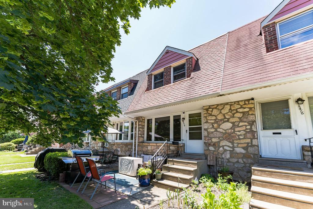 Welcome to Wissahickon, and to 5474 Quentin Street! Close proximity to Manayunk, Chestnut Hill, Fairmount Park, Center City, Conshohocken, and King of Prussia. Walking distance to the Wissahickon Valley, Main Street in Manayunk, Ridge Avenue Business District in Roxborough, and the Wissahickon Train Station; as well as many convenient bus routes along Ridge Ave. Move right in to this cozy, 2-story, Philadelphia air-lite row home, which comes with the following: living room; dining room; open kitchen; modern full bathroom on 2nd floor; 3 spacious bedrooms; awesome front yard; finished WFH basement space; and garage/driveway parking! The kitchen features stone countertops, stainless steel appliances, and a light-filled workspace. The 1st and 2nd floors have hardwood floors + great natural light, as well as easy living/entertaining options, where you can enjoy Philadelphia's four traditional seasons on the front patio and yard. You can choose to walk, bike, use public transit, or drive on a daily basis. This ideal + convenient location also allows you to walk, run, and bike on Kelly Drive, or directly into the lush green trails of the Wissahickon Valley, just minutes from your front door. 5474 Quentin Street provides a charming, historic Main Street lifestyle, with convenient access to Philadelphia's great restaurants, shops, recreation, and history!